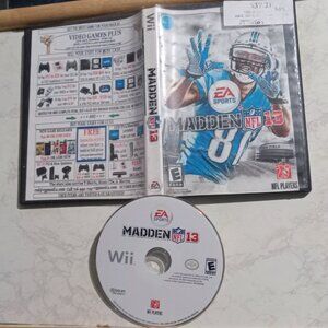 Madden NFL 13 Tested Nintendo Wii Video Game